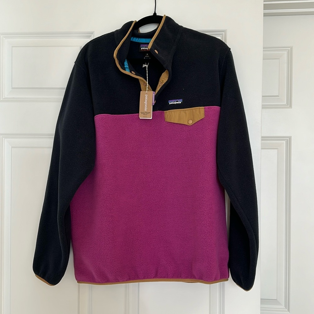 Patagonia women’s lightweight synchilla snap t pullover